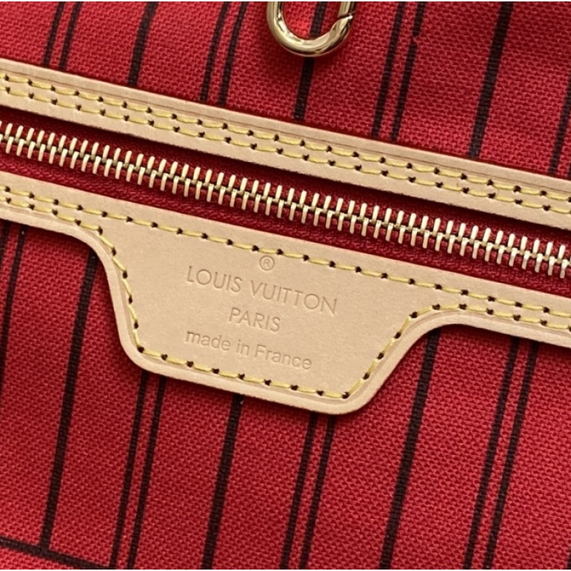 Louis Vuitton Neverfull MM Monogram Inside Out Stripe Tote M12096