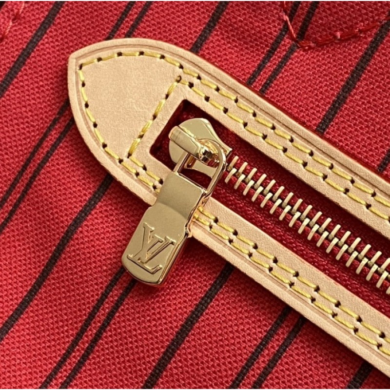 Louis Vuitton Neverfull MM Monogram Inside Out Stripe Tote M12096