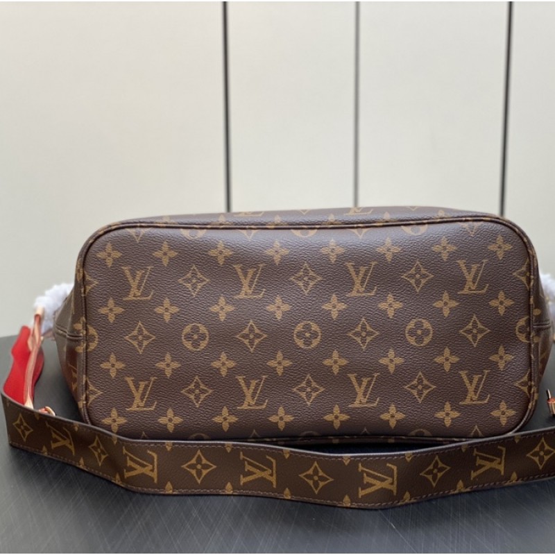 Louis Vuitton Neverfull MM Monogram Inside Out Stripe Tote M12096