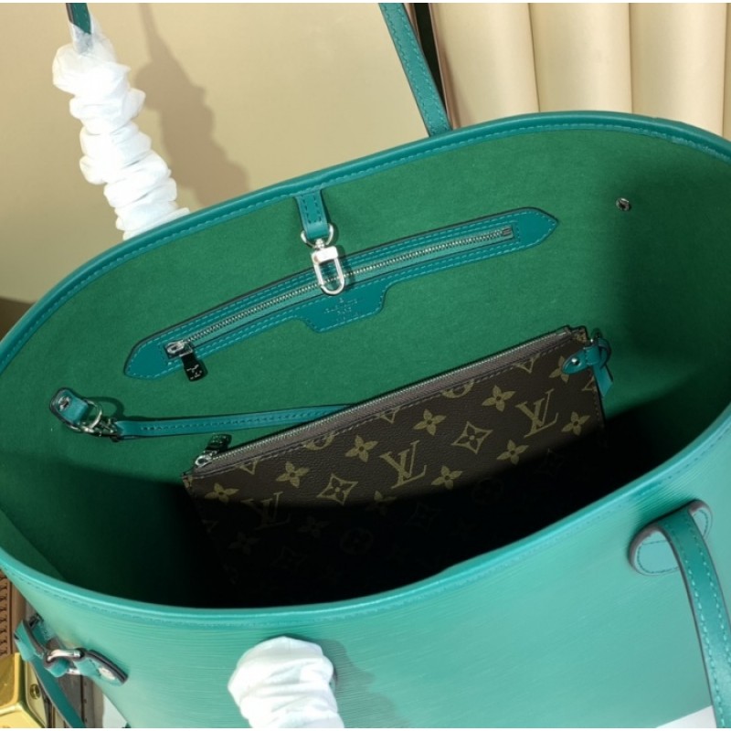 Louis Vuitton Epi Leather Neverfull MM Handbag M12195