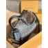 Louis vuitton Dark Monogram Women Handbag Speedy Soft 30 M12243