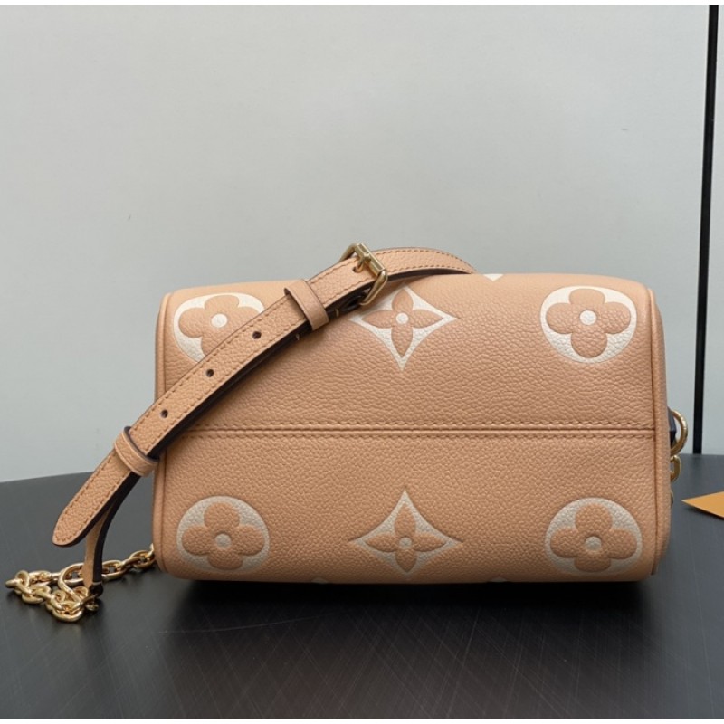 Louis Vuitton Bicolor Monogram Empreinte Leather Handbags Chain Bags and Clutches Speedy Bandoulière 20 M12713