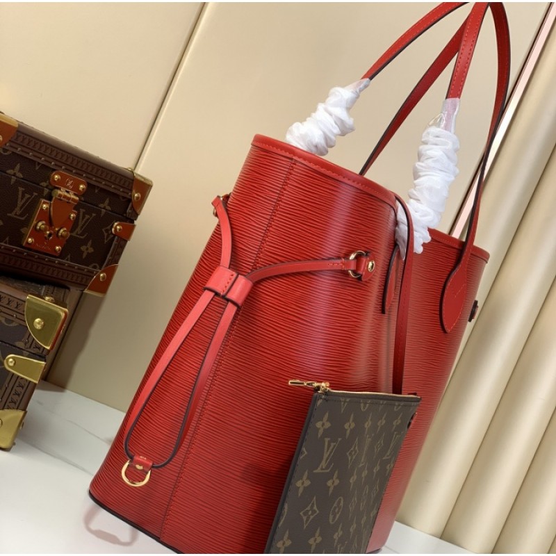Louis Vuitton Epi Leather Neverfull MM Handbag M12755