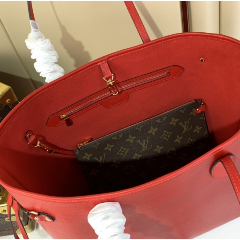 Louis Vuitton Epi Leather Neverfull MM Handbag M12755