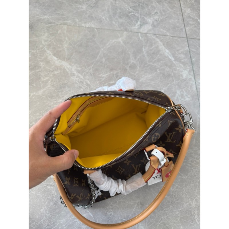 Louis vuitton Monogram Women Handbag 57th Street NYC Speedy Soft 30 M12803