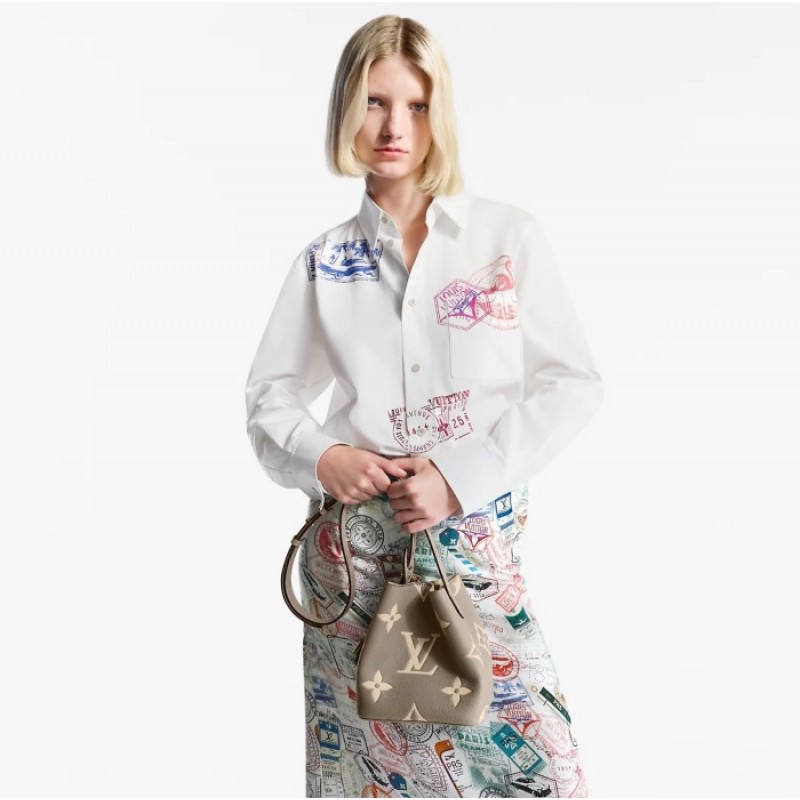 Louis Vuitton Bicolor Monogram Empreinte Leather All In BB Handbag M13045