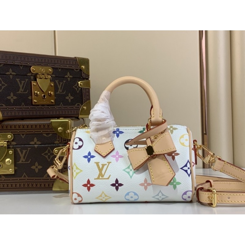 Louis Vuitton Other Monogram  Canvas LV x TM Nano Speedy M13391/M13406