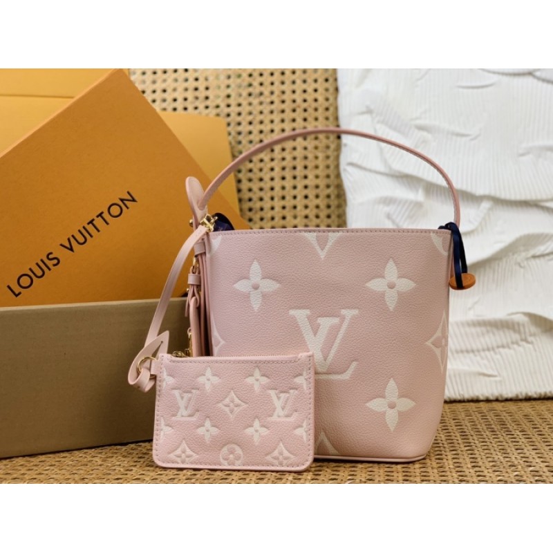 Louis Vuitton Bicolor Monogram Empreinte Leather All In BB Handbag M14356