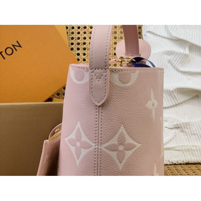 Louis Vuitton Bicolor Monogram Empreinte Leather All In BB Handbag M14356