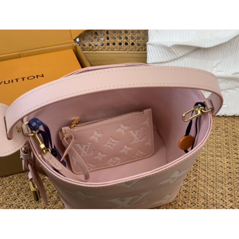 Louis Vuitton Bicolor Monogram Empreinte Leather All In BB Handbag M14356