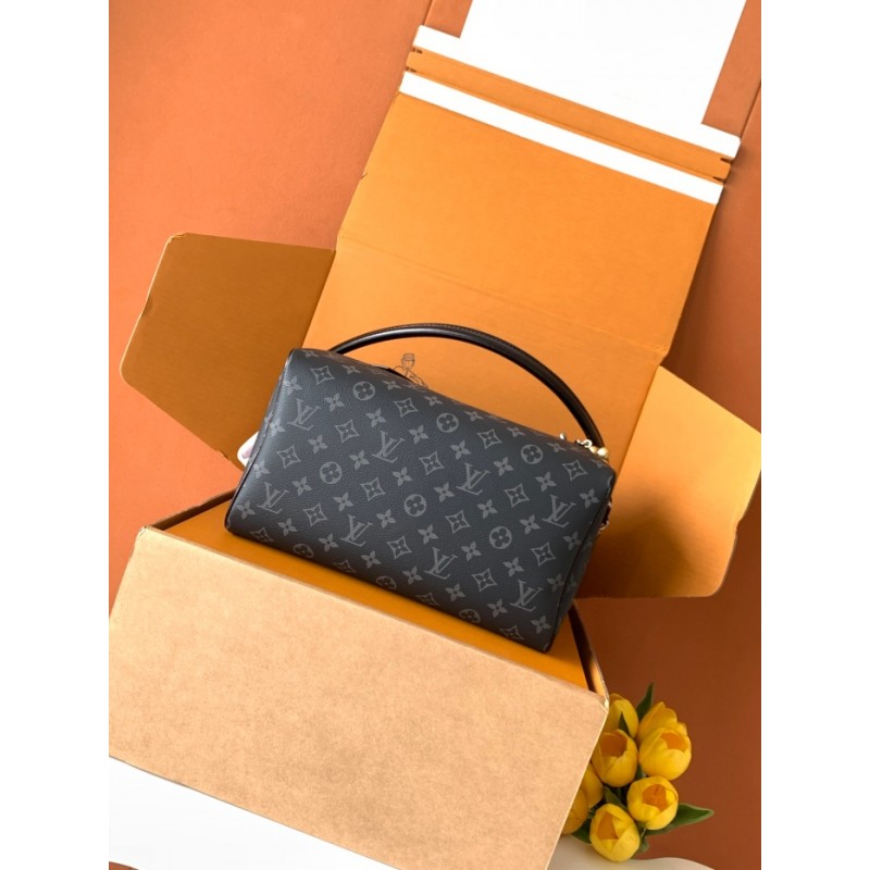 Louis vuitton Monogram Eclipse canvas Women Handbag Speedy Soft 30 M15102