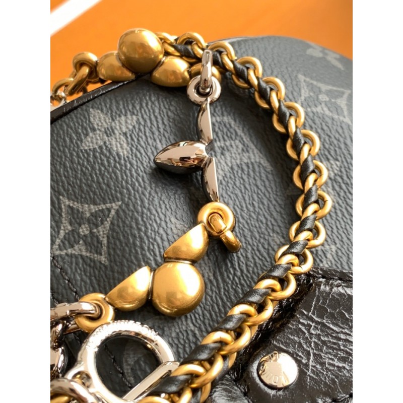 Louis vuitton Monogram Eclipse canvas Women Handbag Speedy Soft 30 M15102