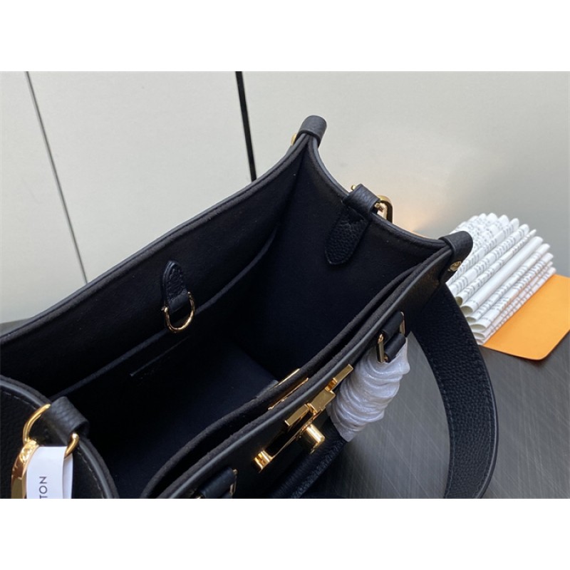 Louis Vuitton Grained calf leather Lock & Go Lockcme Handbag M22311