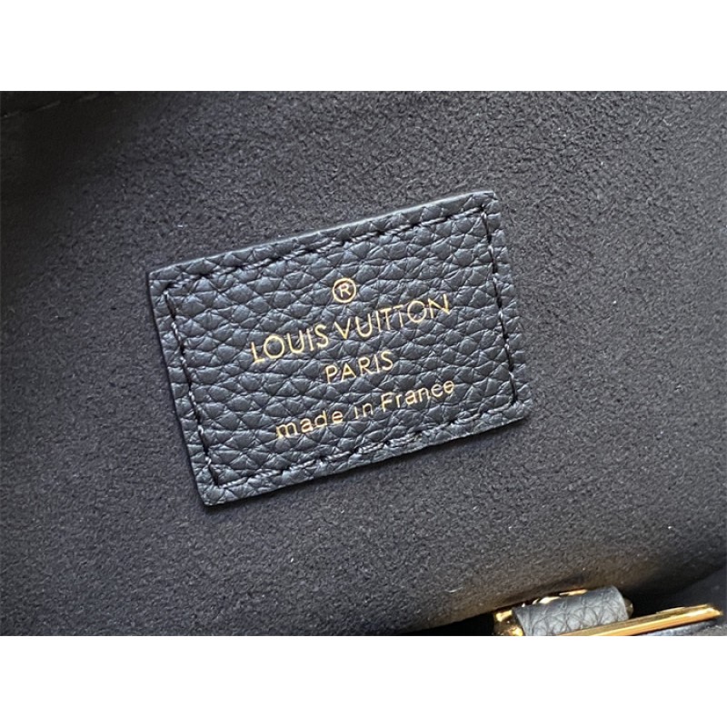 Louis Vuitton Grained calf leather Lock & Go Lockcme Handbag M22311