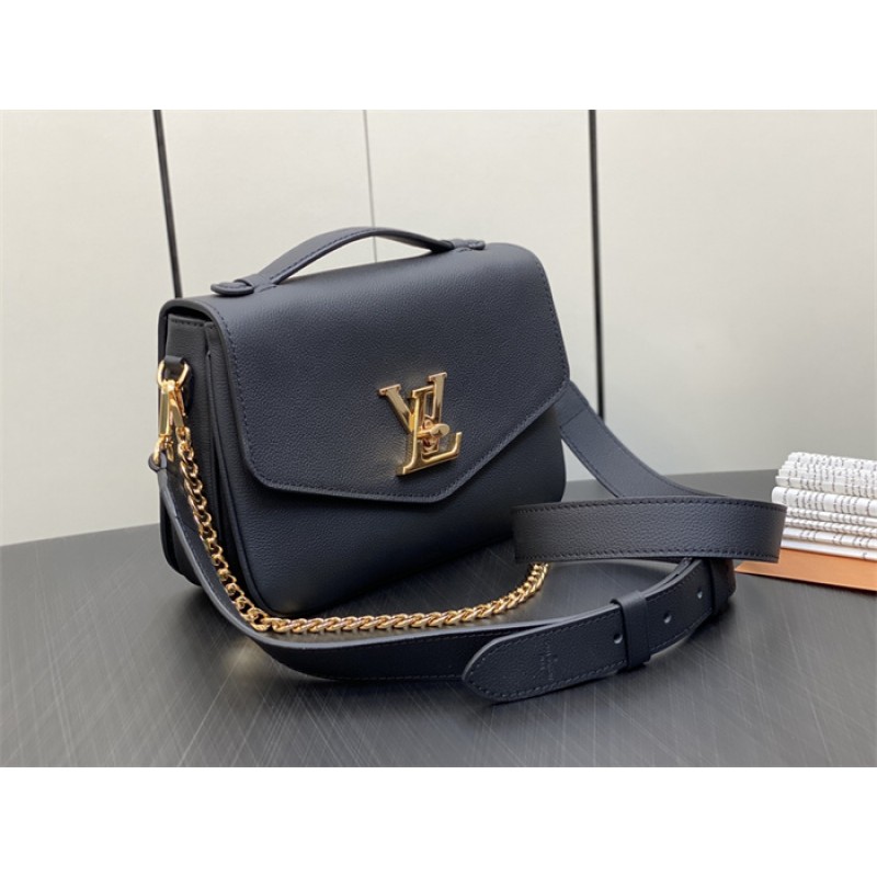 Louis Vuitton Oxford Lockme Leather Handbag M22735