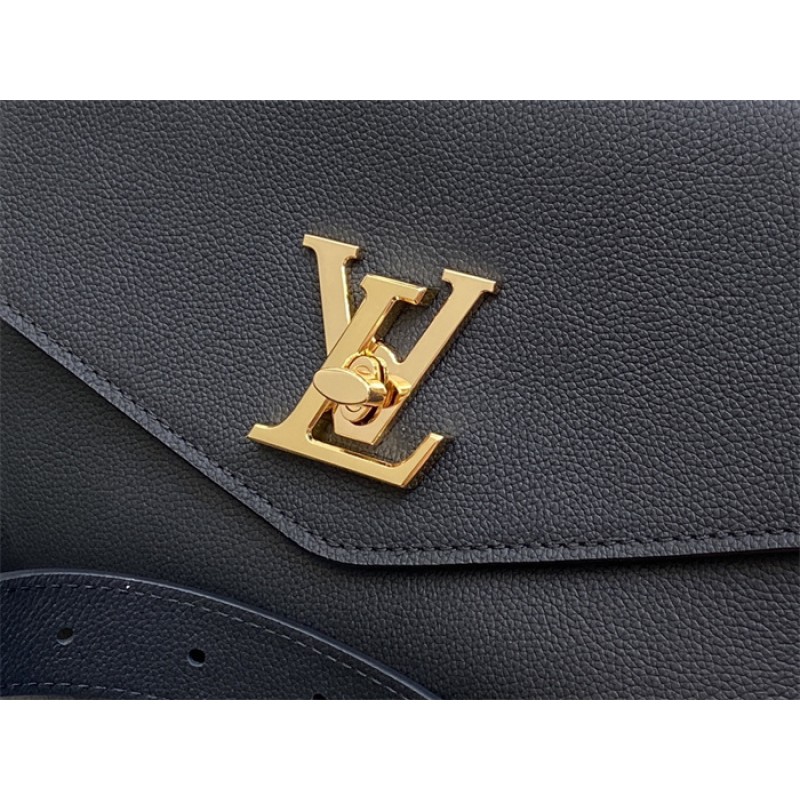 Louis Vuitton Oxford Lockme Leather Handbag M22735