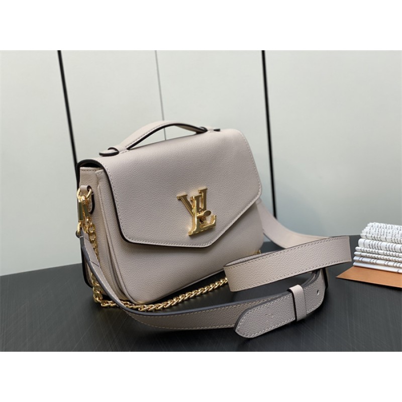Louis Vuitton Oxford Lockme Leather Handbag M22792