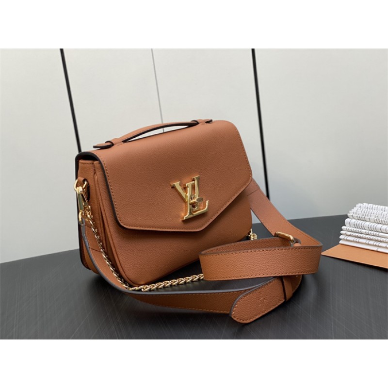 Louis Vuitton Oxford Lockme Leather Handbag M22952