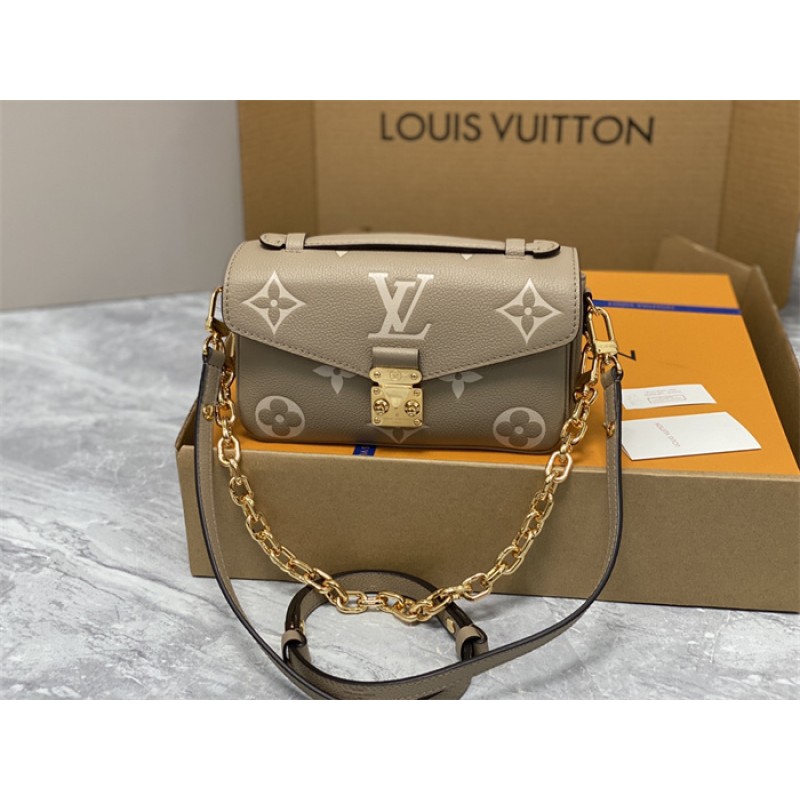 Louis Vuitton Pochette Métis East West Monogram Empreinte leather Handbag M23081