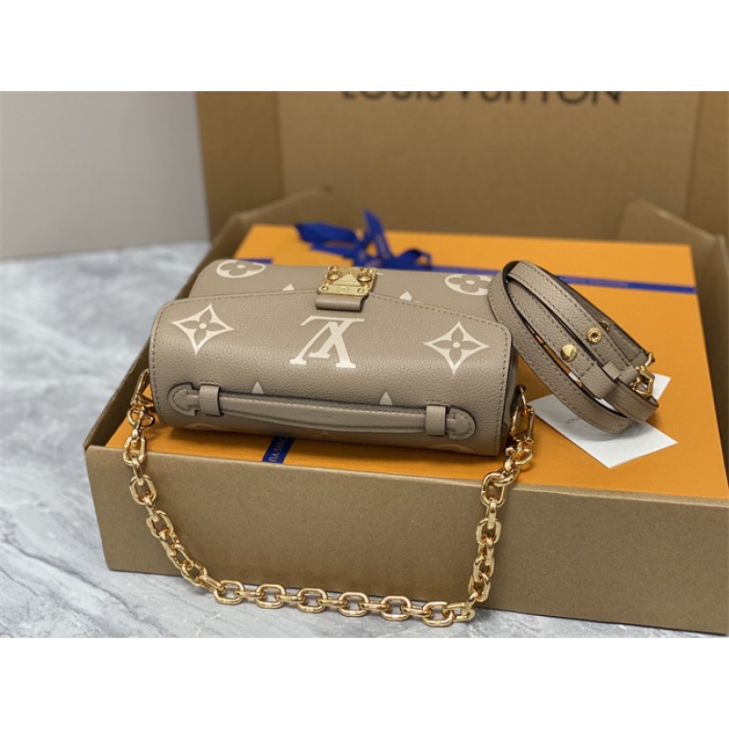 Louis Vuitton Pochette Métis East West Monogram Empreinte leather Handbag M23081
