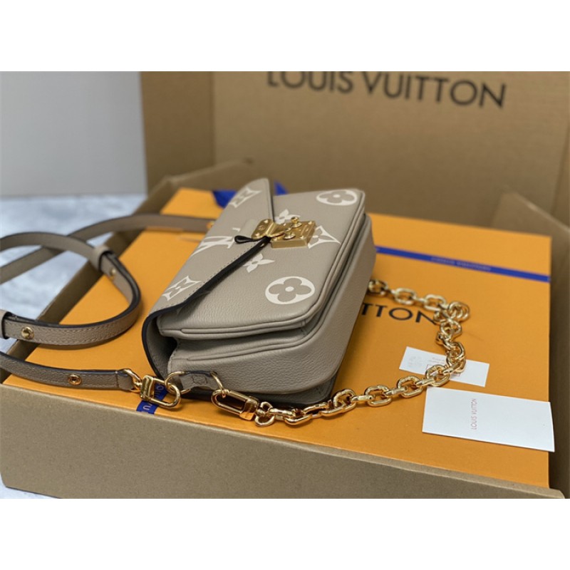 Louis Vuitton Pochette Métis East West Monogram Empreinte leather Handbag M23081
