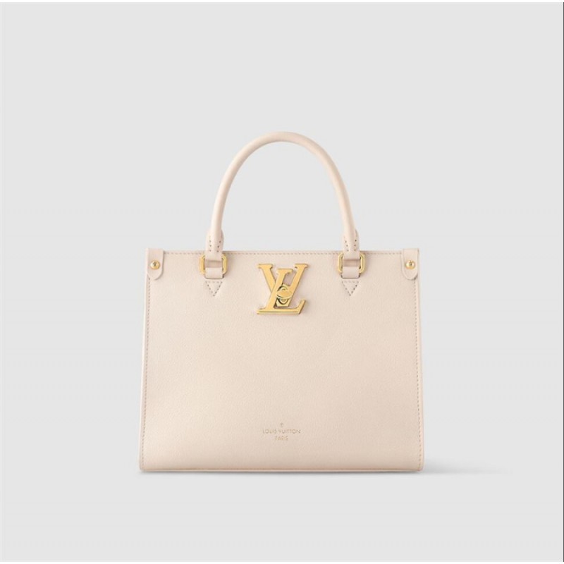 Louis Vuitton Grained calf leather Lock & Go Lockcme Handbag M23637