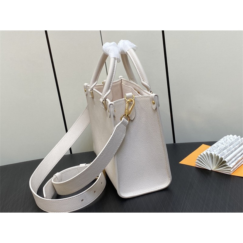 Louis Vuitton Grained calf leather Lock & Go Lockcme Handbag M23637