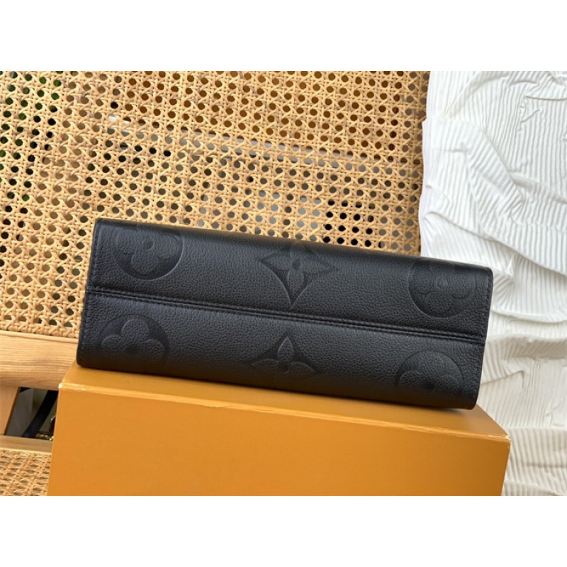 Louis Vuitton Monogram Empreinte Leather Tote OnTheGo East West M23640