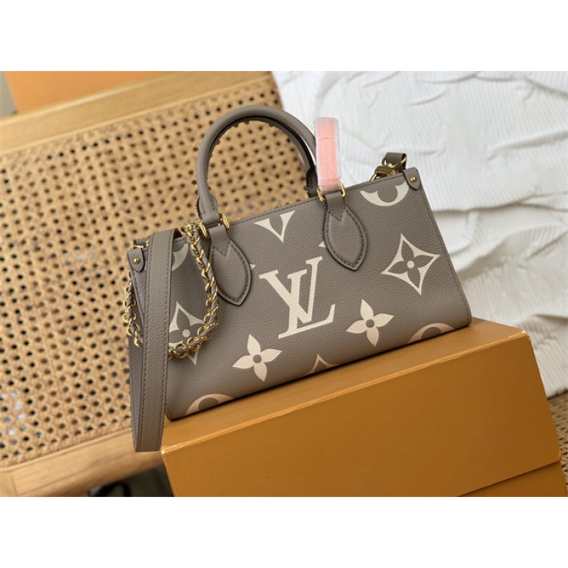 Louis Vuitton Monogram Empreinte Leather Tote OnTheGo East West M23641
