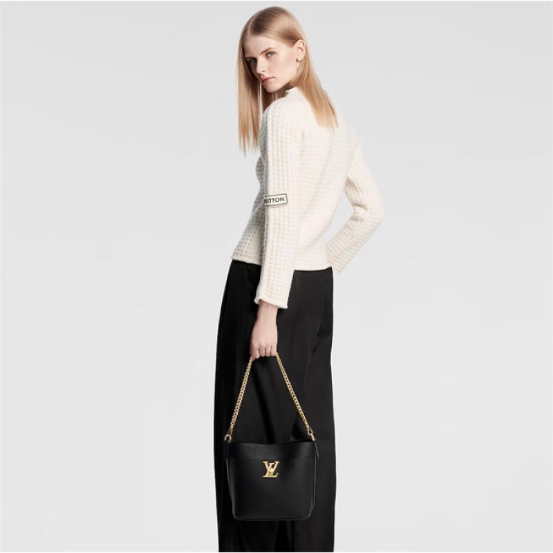 Louis Vuitton Grained calf leather Lock and Walk Lockme Handbag M24006