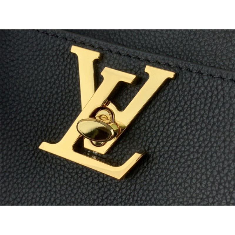 Louis Vuitton Grained calf leather Lock and Walk Lockme Handbag M24006
