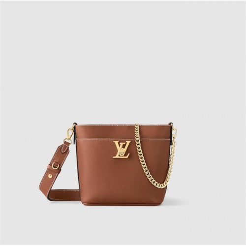 Louis Vuitton Grained calf leather Lock and Walk Lockme Handbag M24165