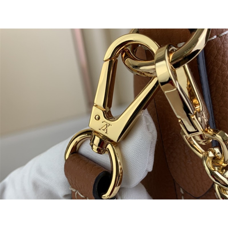 Louis Vuitton Grained calf leather Lock and Walk Lockme Handbag M24165