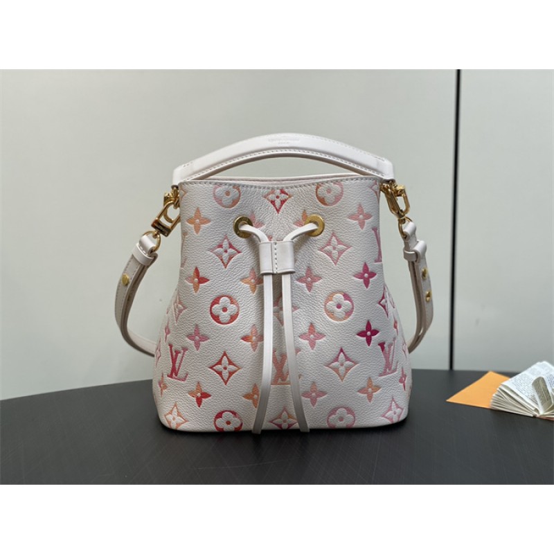 Louis Vuitton Monogram Empreinte leather NéoNoé BB Bucket Bag M24649