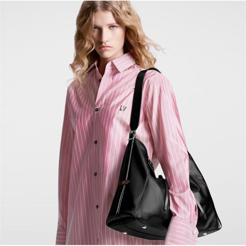 Louis Vuitton CarryAll Dark MM Handbag M25143