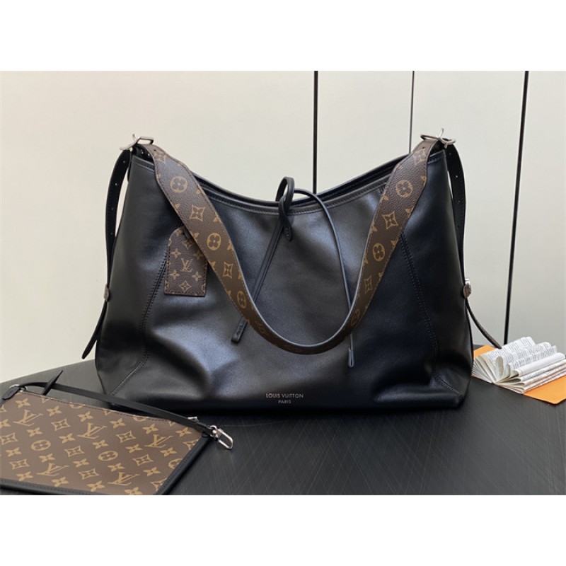 Louis Vuitton CarryAll Dark MM Handbag M25143