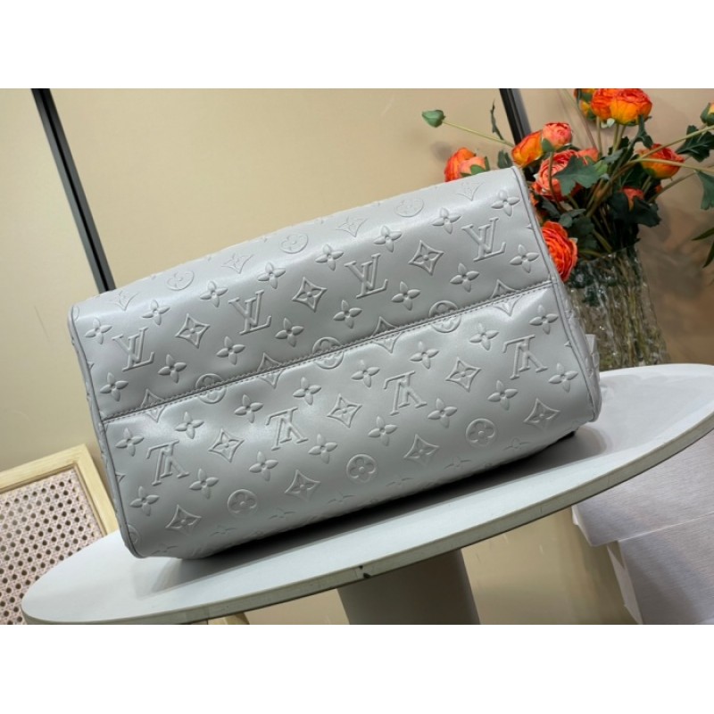 Louis vuitton Calfskin Leather Women Handbag Speedy Soft 30 M25670