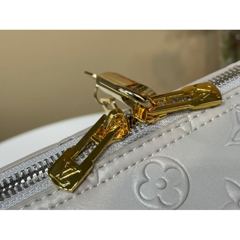 Louis vuitton Calfskin Leather Women Handbag Speedy Soft 30 M25670