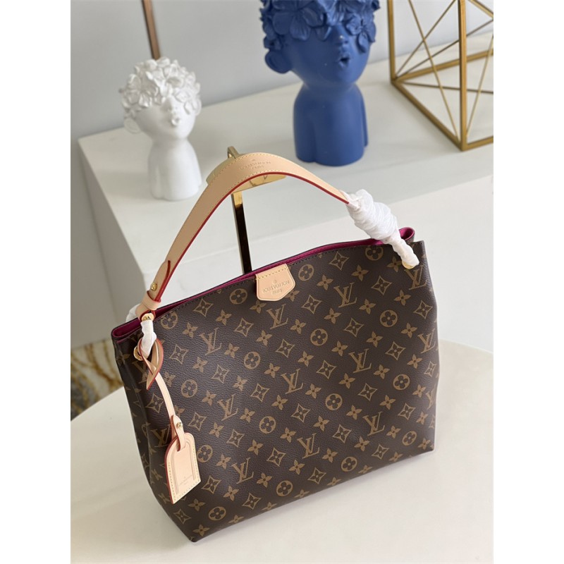 Louis Vuitton Graceful PM Hobo Monogram Handbag  M43700