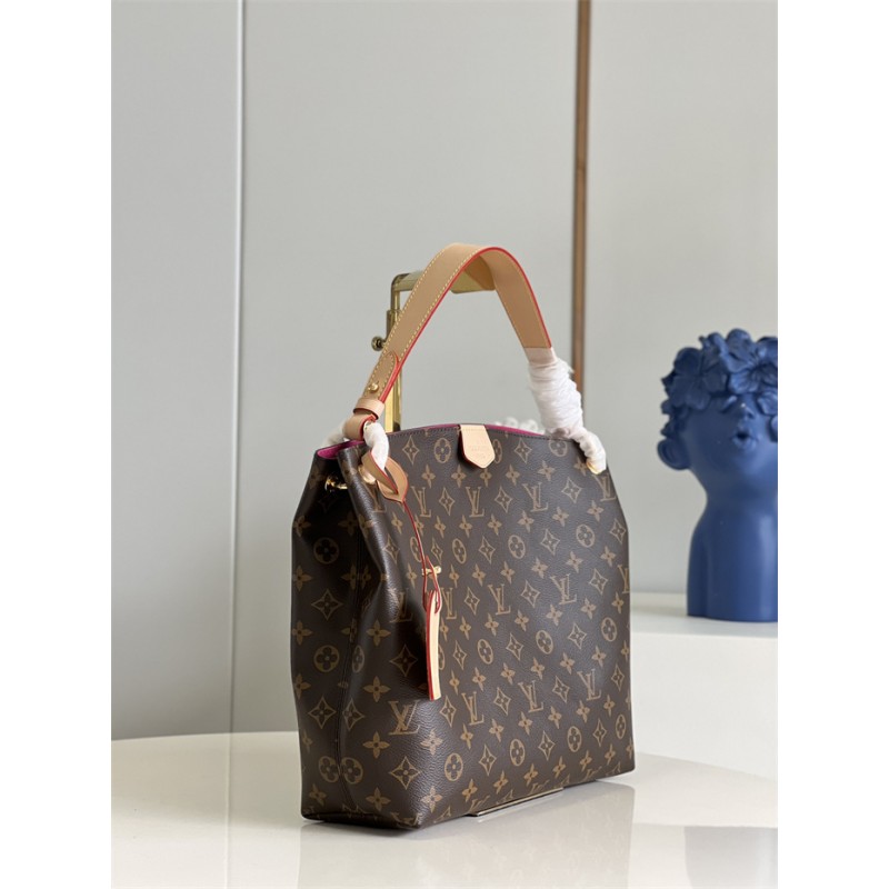 Louis Vuitton Graceful PM Hobo Monogram Handbag  M43700