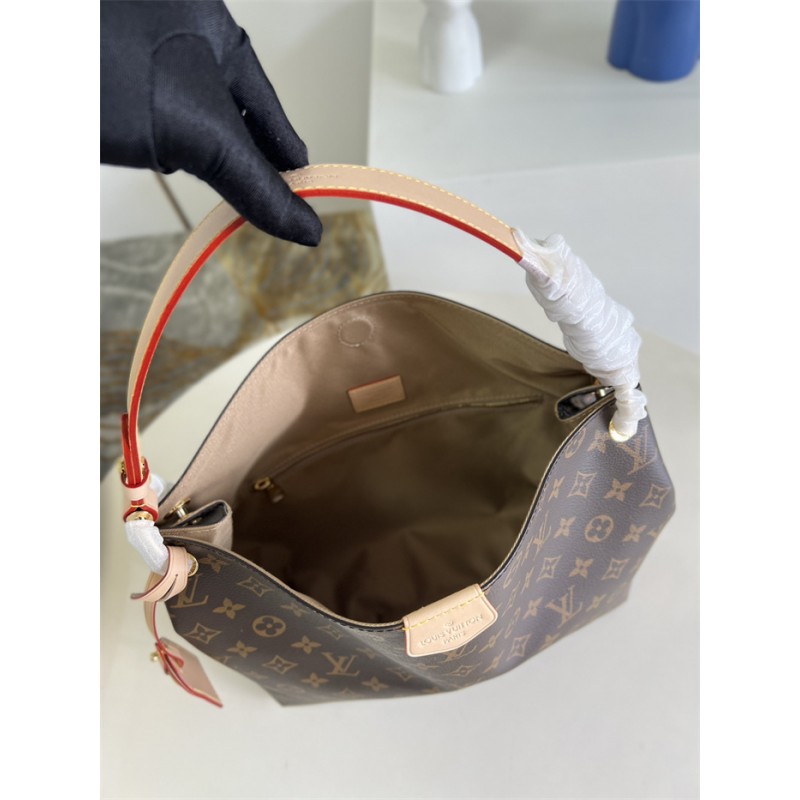 Louis Vuitton Graceful PM Hobo Monogram Handbag M43701