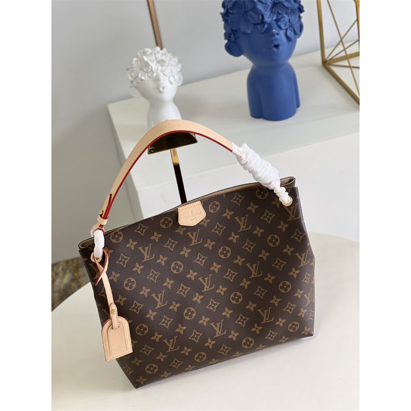 Louis Vuitton Graceful PM Hobo Monogram Handbag M43701