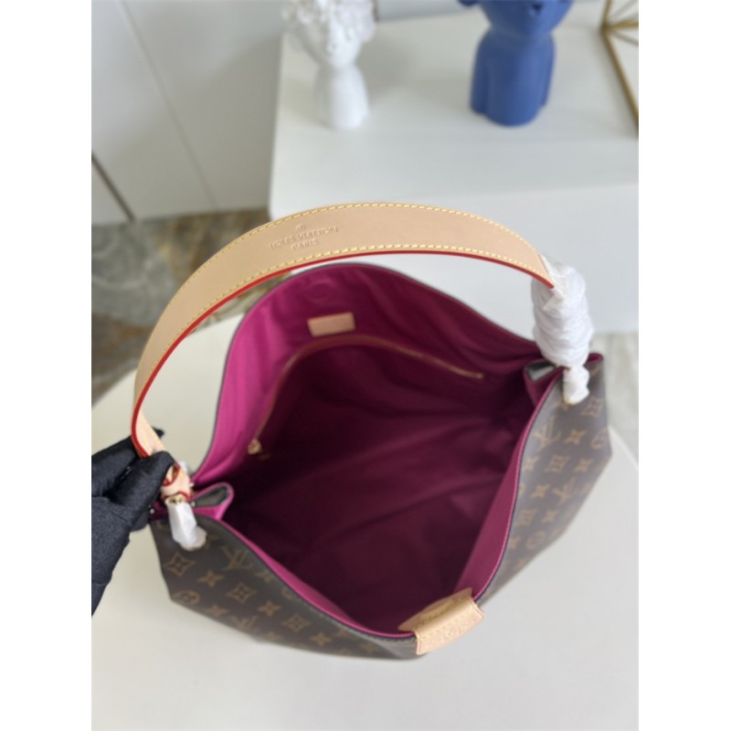 Louis Vuitton Graceful MM Hobo Monogram Handbag M43703