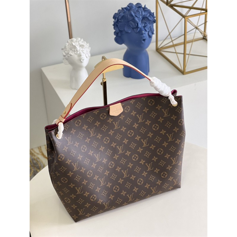 Louis Vuitton Graceful MM Hobo Monogram Handbag M43703