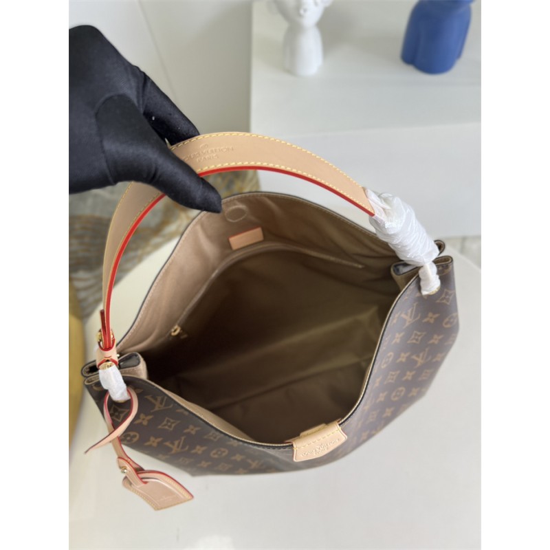 Louis Vuitton Graceful MM Hobo Monogram Handbag M43704