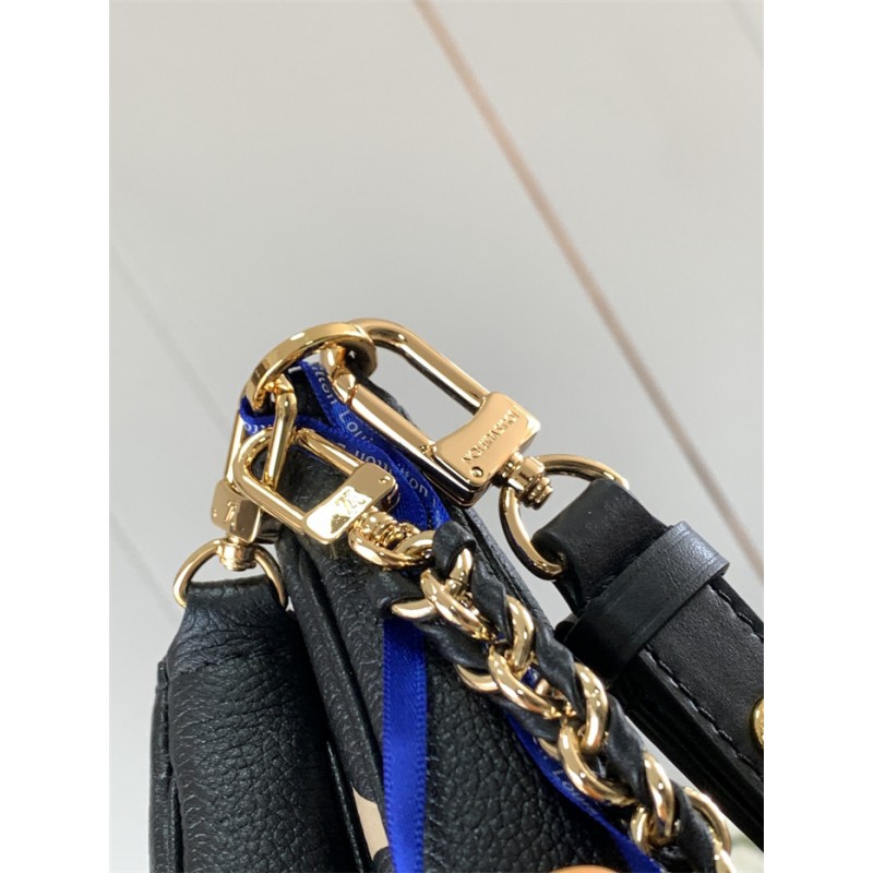 Louis Vuitton Multi Pochette Accessoires Bicolor Monogram Empreinte Leather Handbag M45777