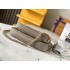Louis Vuitton Multi Pochette Accessoires Bicolor Monogram Empreinte Leather Handbag M45777grey