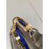 Louis Vuitton Multi Pochette Accessoires Bicolor Monogram Empreinte Leather Handbag M45777grey