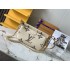 Louis Vuitton Multi Pochette Accessoires Bicolor Monogram Empreinte Leather Handbag M45777white