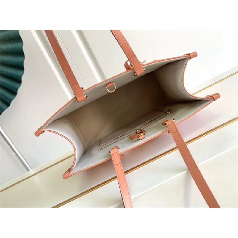 Louis Vuitton Onthego MM Bicolor Monogram Enpreinte leather M46286